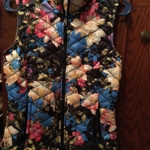 The north face floral vest
